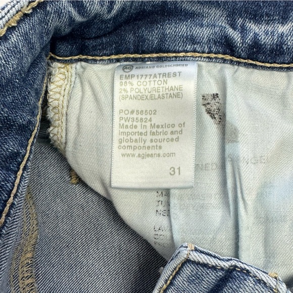 AG Adriano Goldschmied Farrah Ankle High-Rise Skinny Blue Size 31 - Picture 8 of 13